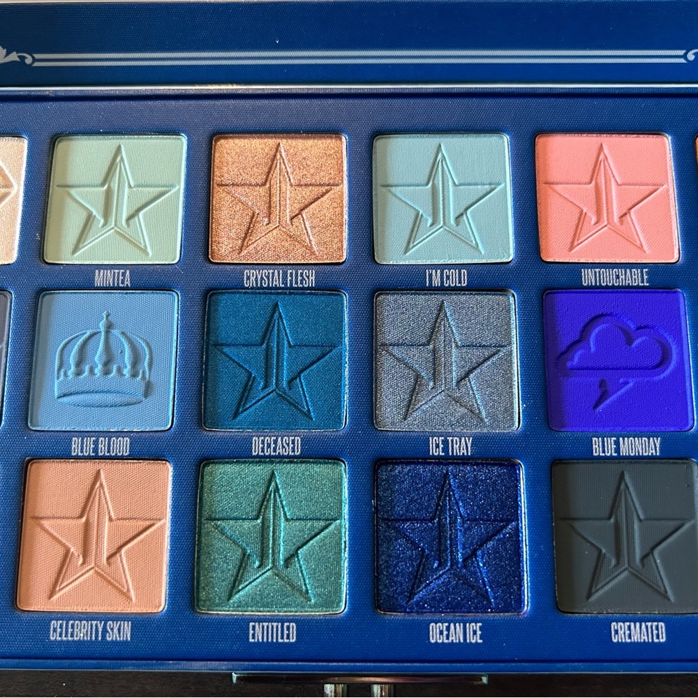 Jeffree Star Brand New Discontinued Blue Blood Eyeshadow Palette